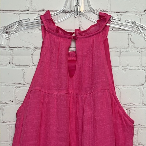 &Merci Pink Tiered Dress with Ruffle Accents - Picture 6 of 13
